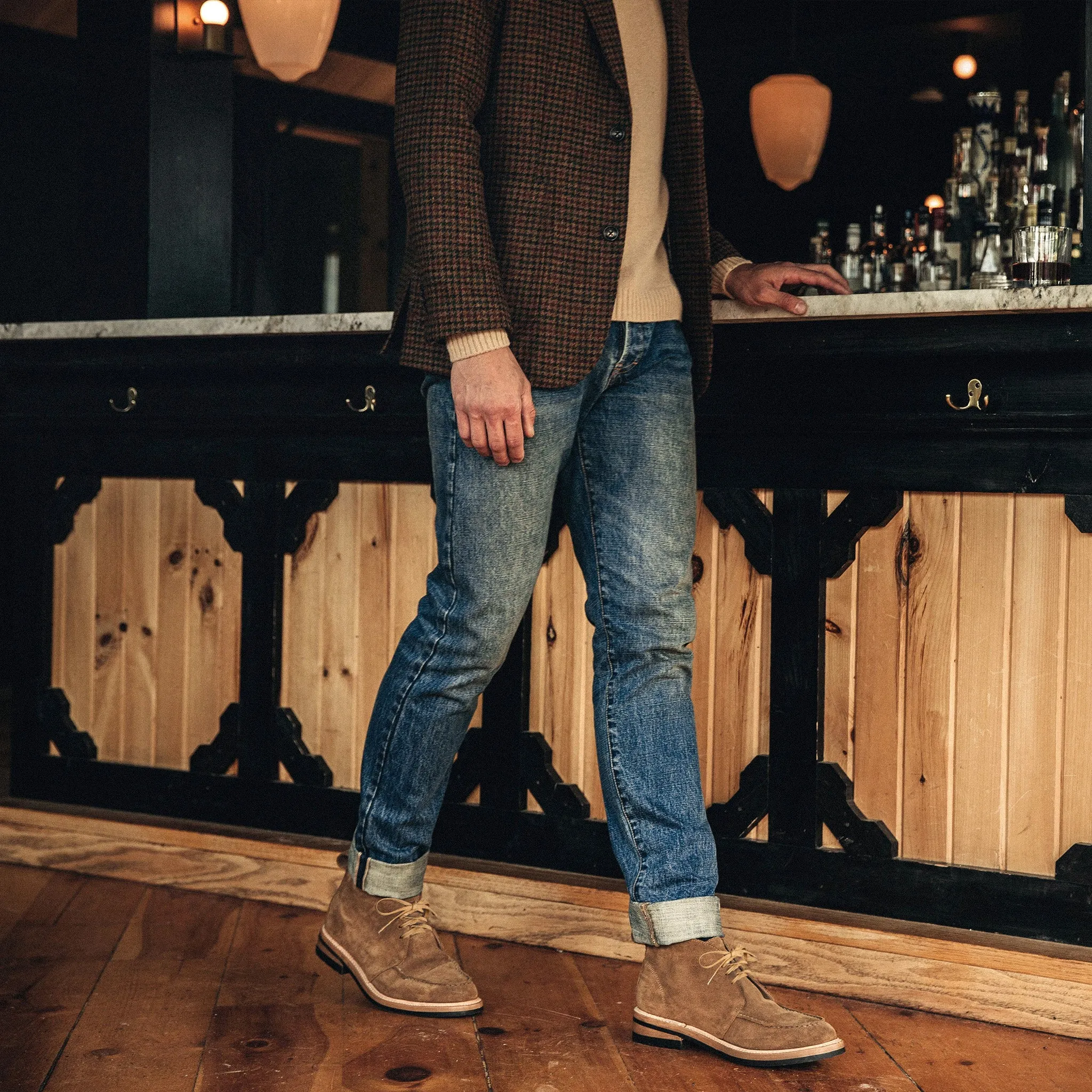 The Forester Chukka in Mushroom Suede