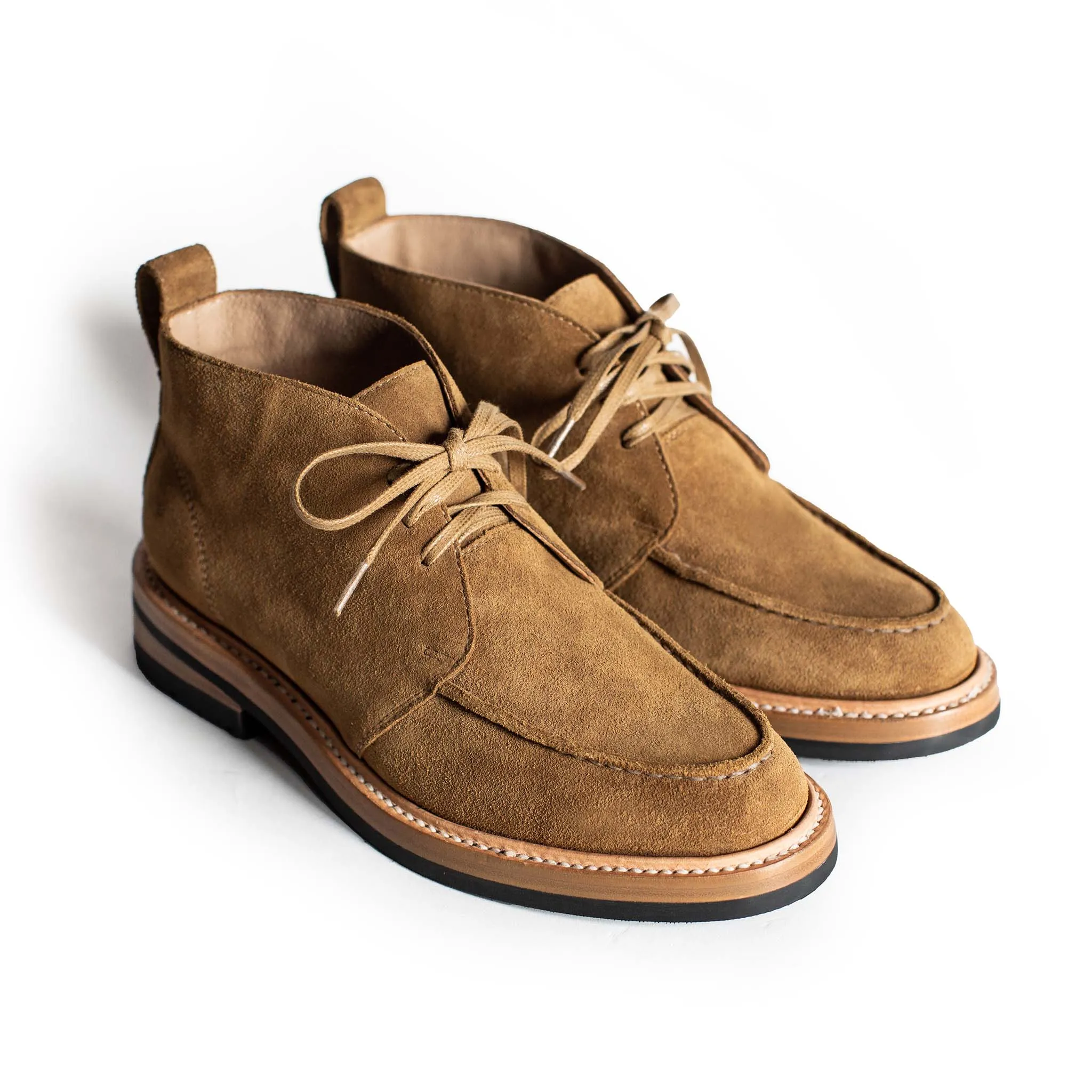 The Forester Chukka in Mushroom Suede