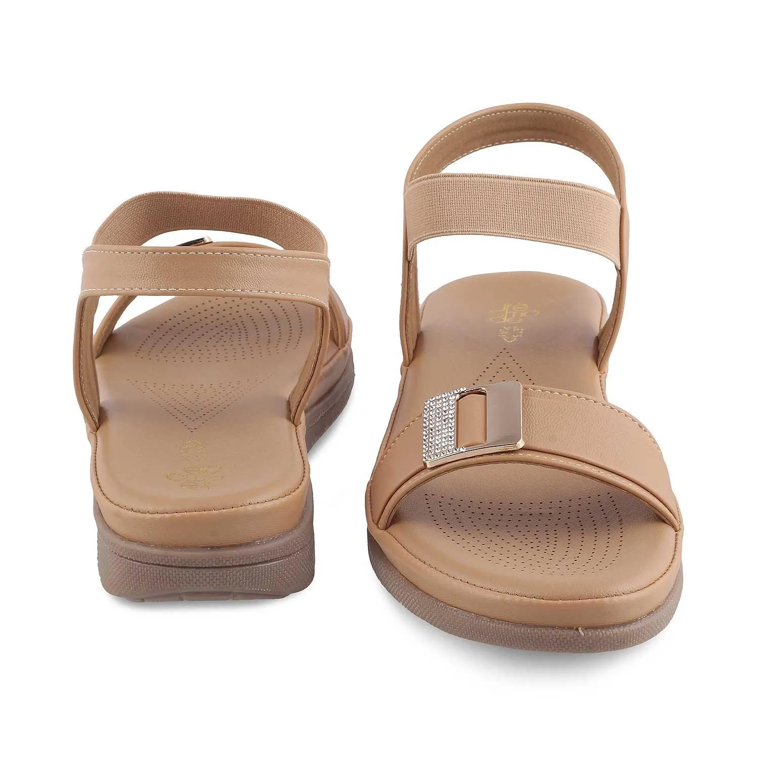 The Stepi TMS-1 Beige Women's Casual Flats Tresmode