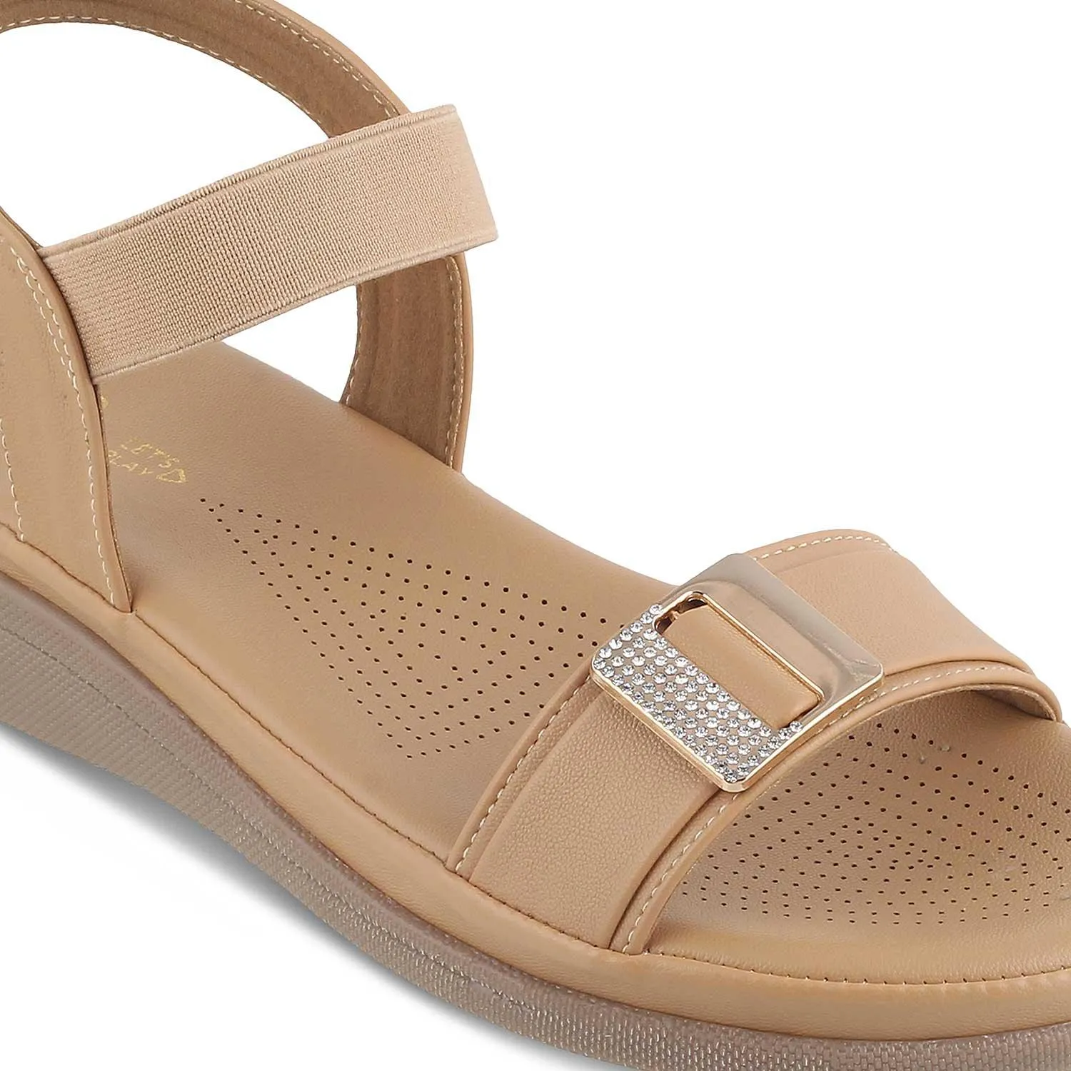 The Stepi TMS-1 Beige Women's Casual Flats Tresmode