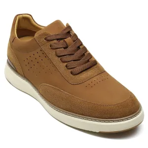 This item only ships to the United States - 6 CM/2.36 Inches CMR CHAMARIPA Height Increasing Shoes Stylish Brown Men's Casual Shoes