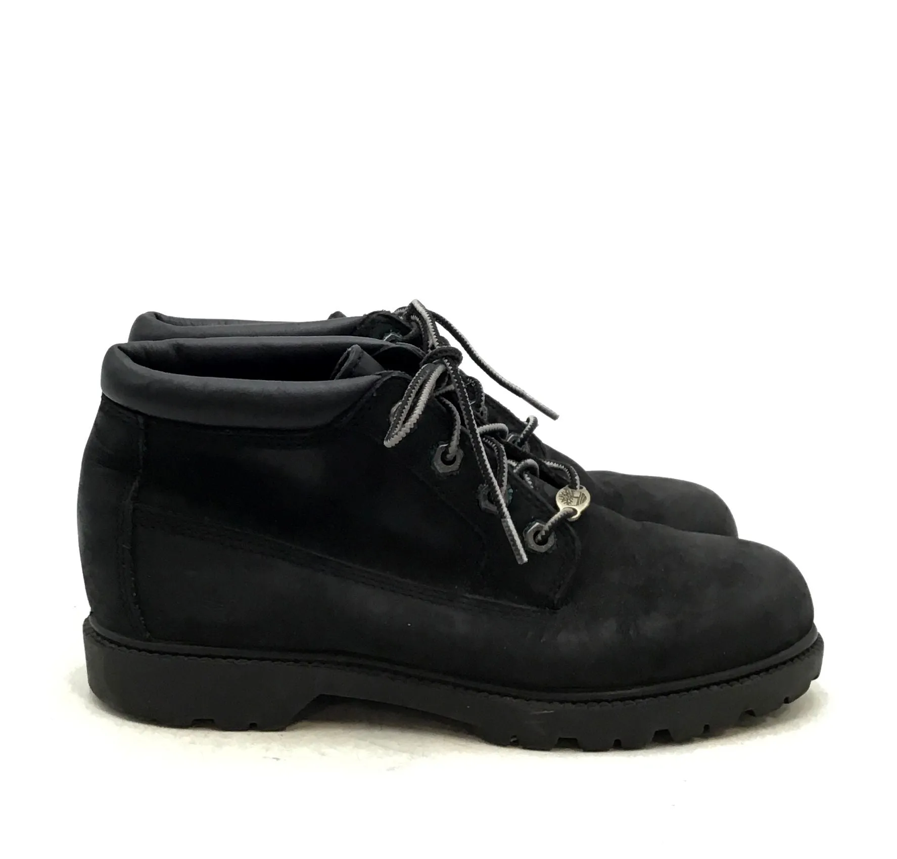 Timberland Women's Nellie 10349 Black Leather Ankle Chukka Boots - Size 8M
