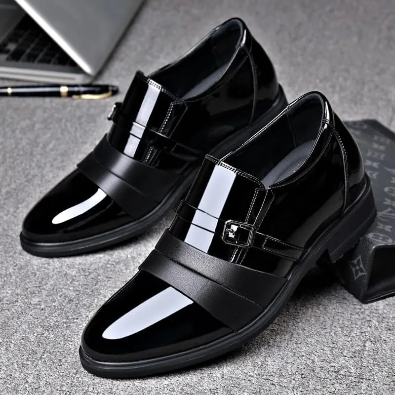 Timeless Men's Full-Grain Leather Derby Shoes - Anti-Fatigue Technology for Extended Wear at Conferences & Weddings