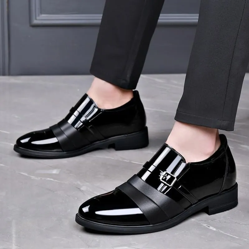 Timeless Men's Full-Grain Leather Derby Shoes - Anti-Fatigue Technology for Extended Wear at Conferences & Weddings