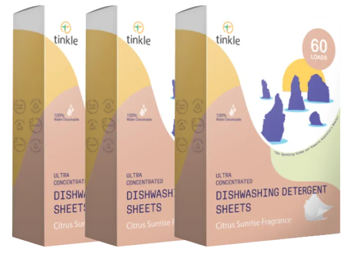 Tinkle Dishwasher Sheets
