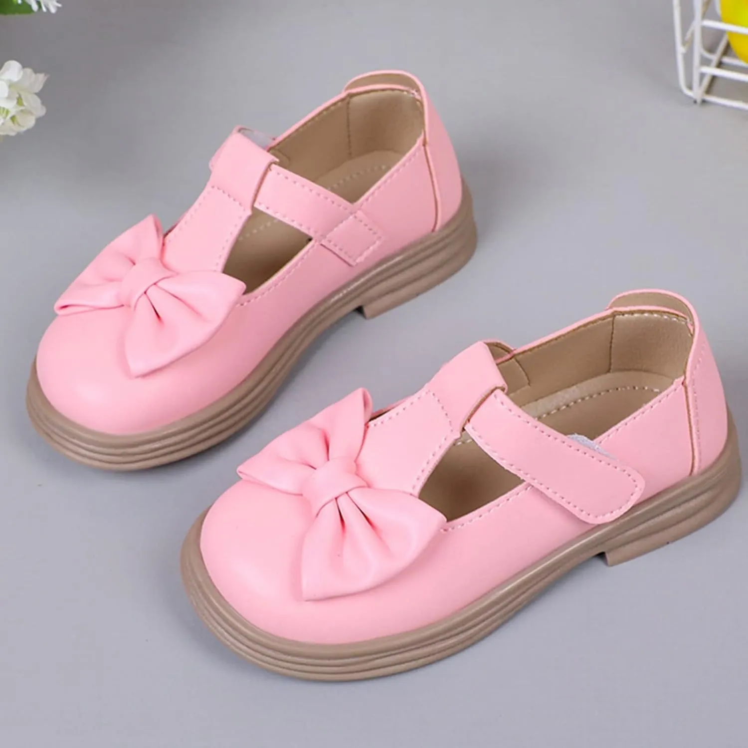 Toddler Girl Mary Jane Dress Shoes Kids Platform Uniform Shoes School Oxford Flats for Girl Toddler Girl Church Shoes