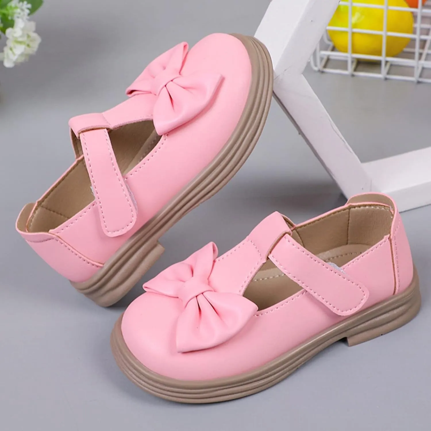 Toddler Girl Mary Jane Dress Shoes Kids Platform Uniform Shoes School Oxford Flats for Girl Toddler Girl Church Shoes