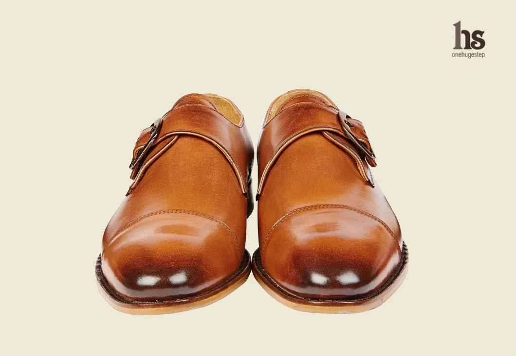 Toecap Single Strap Monk