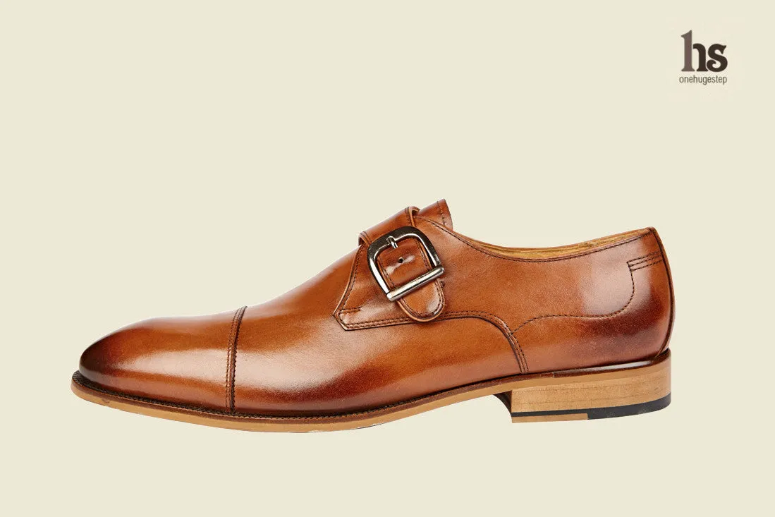 Toecap Single Strap Monk
