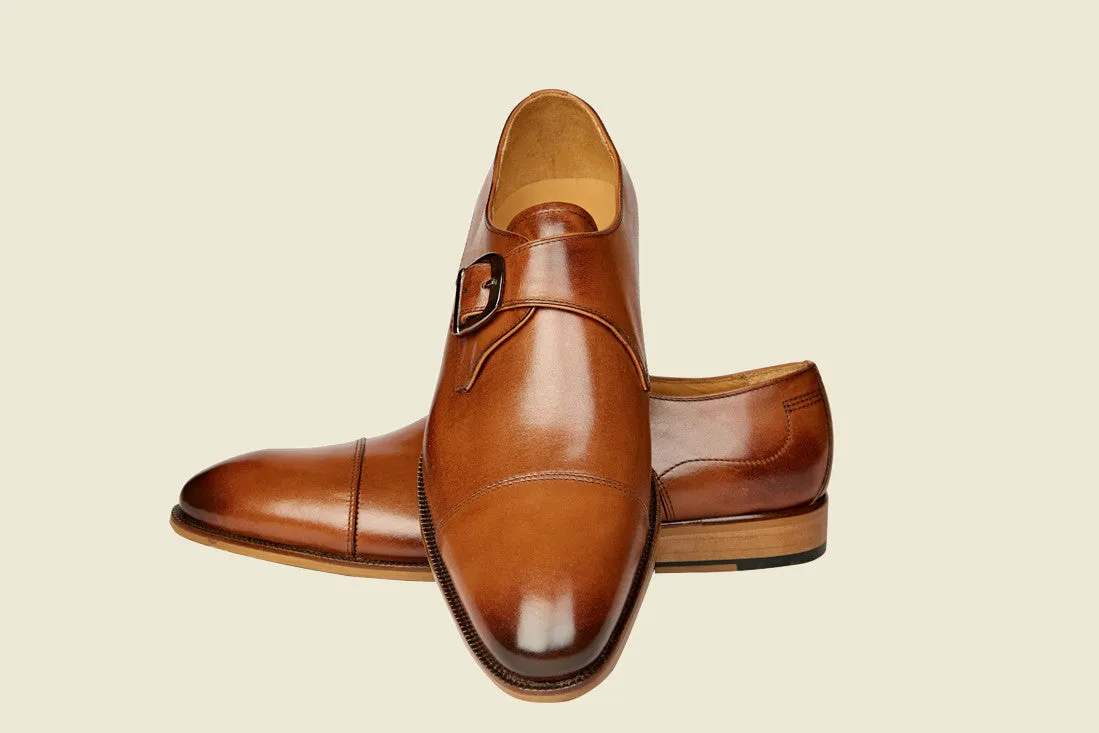 Toecap Single Strap Monk