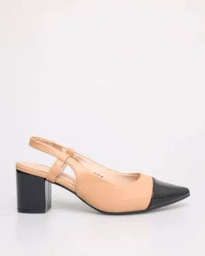 Tomaz NN197 Ladies Cap Toe Slingback Heels