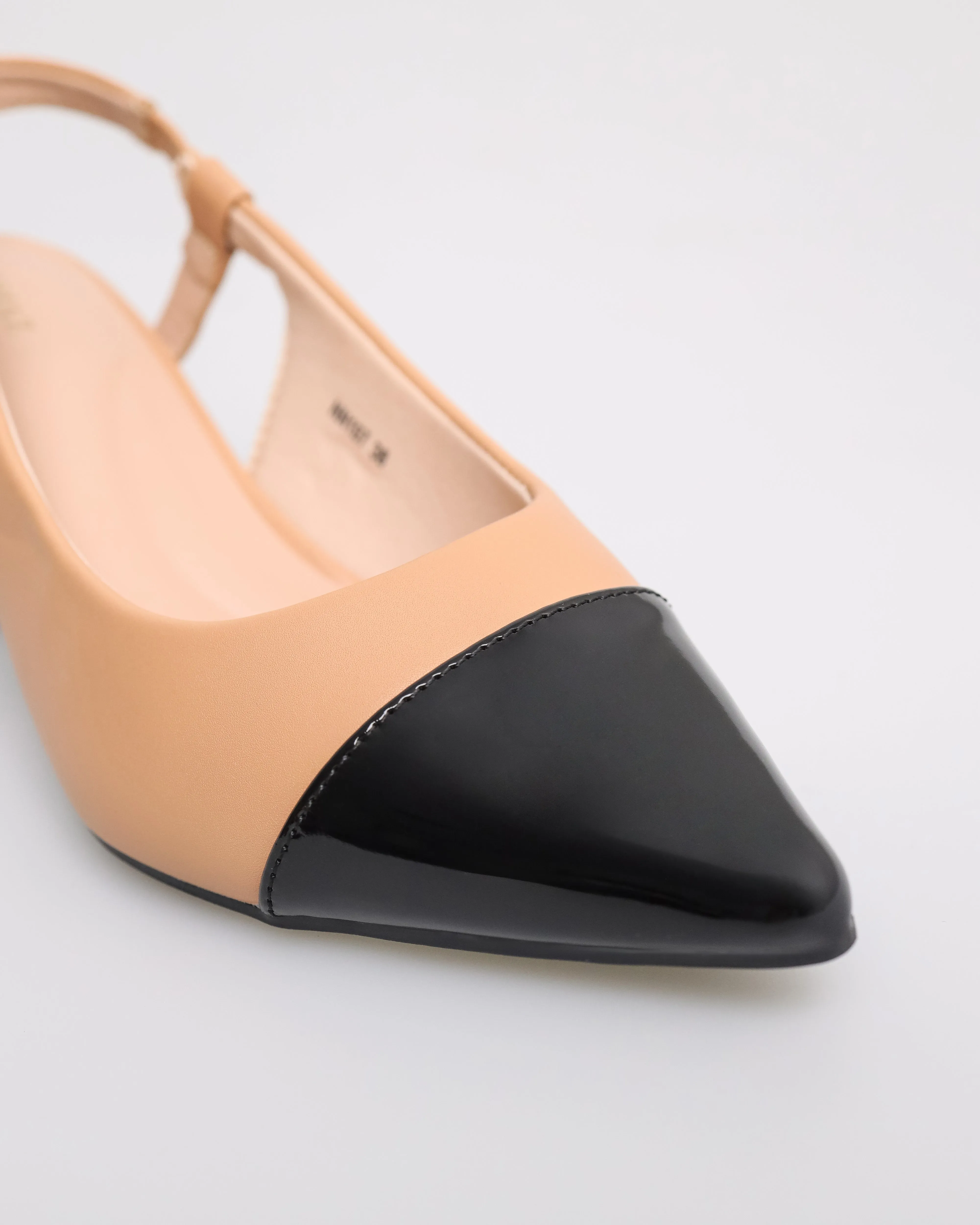 Tomaz NN197 Ladies Cap Toe Slingback Heels