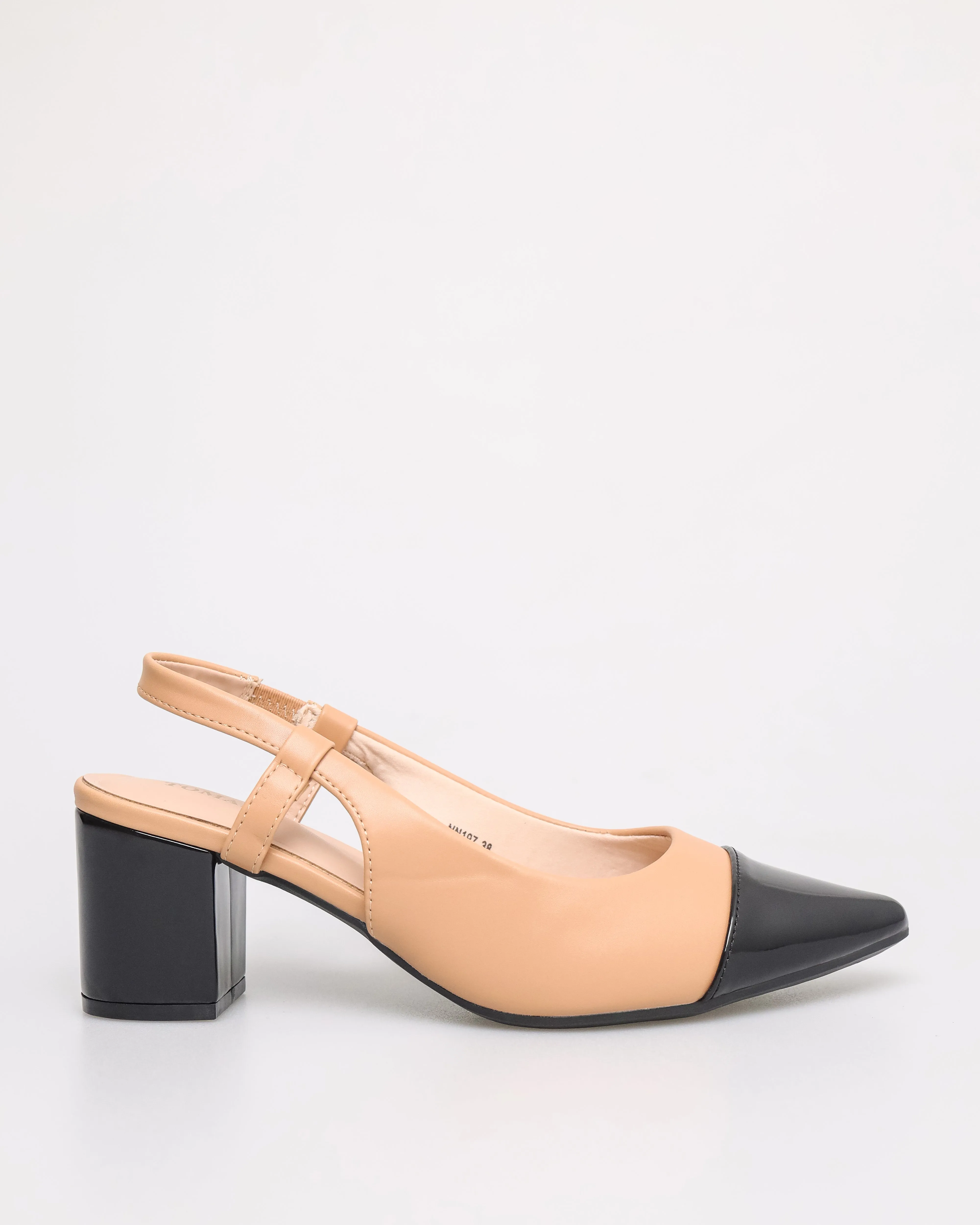 Tomaz NN197 Ladies Cap Toe Slingback Heels