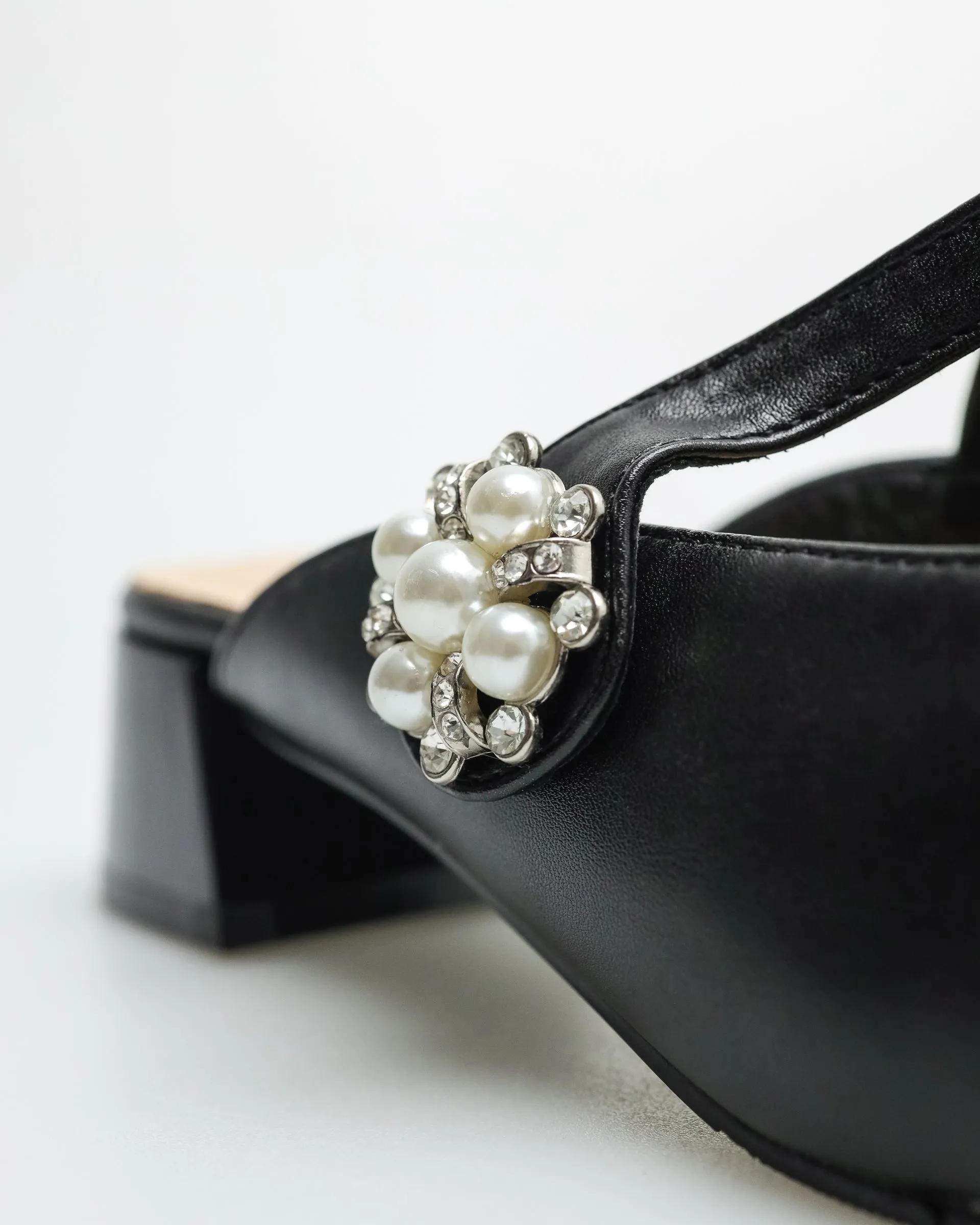 Tomaz YX110 Ladies Flower Gem Heels