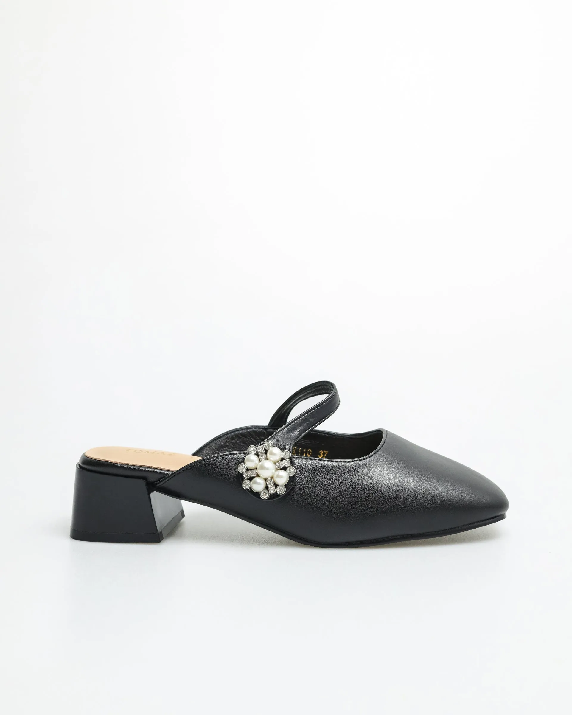Tomaz YX110 Ladies Flower Gem Heels