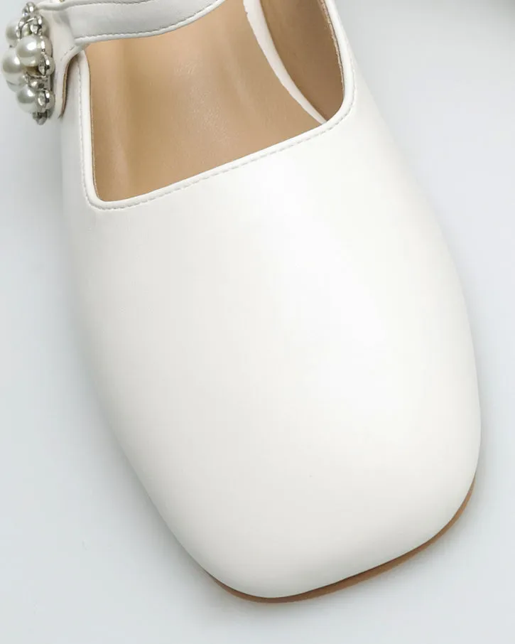 Tomaz YX110 Ladies Flower Gem Heels