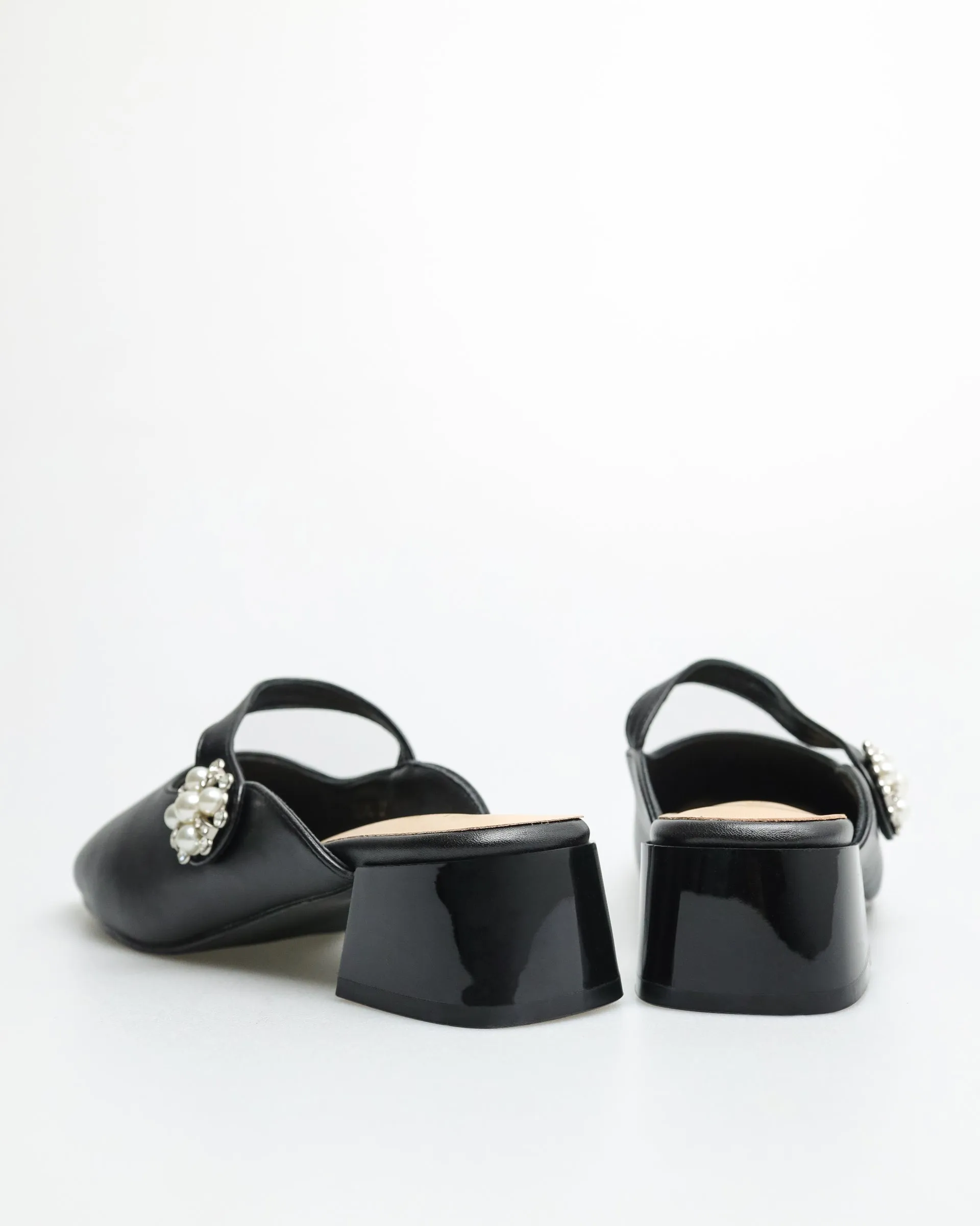 Tomaz YX110 Ladies Flower Gem Heels