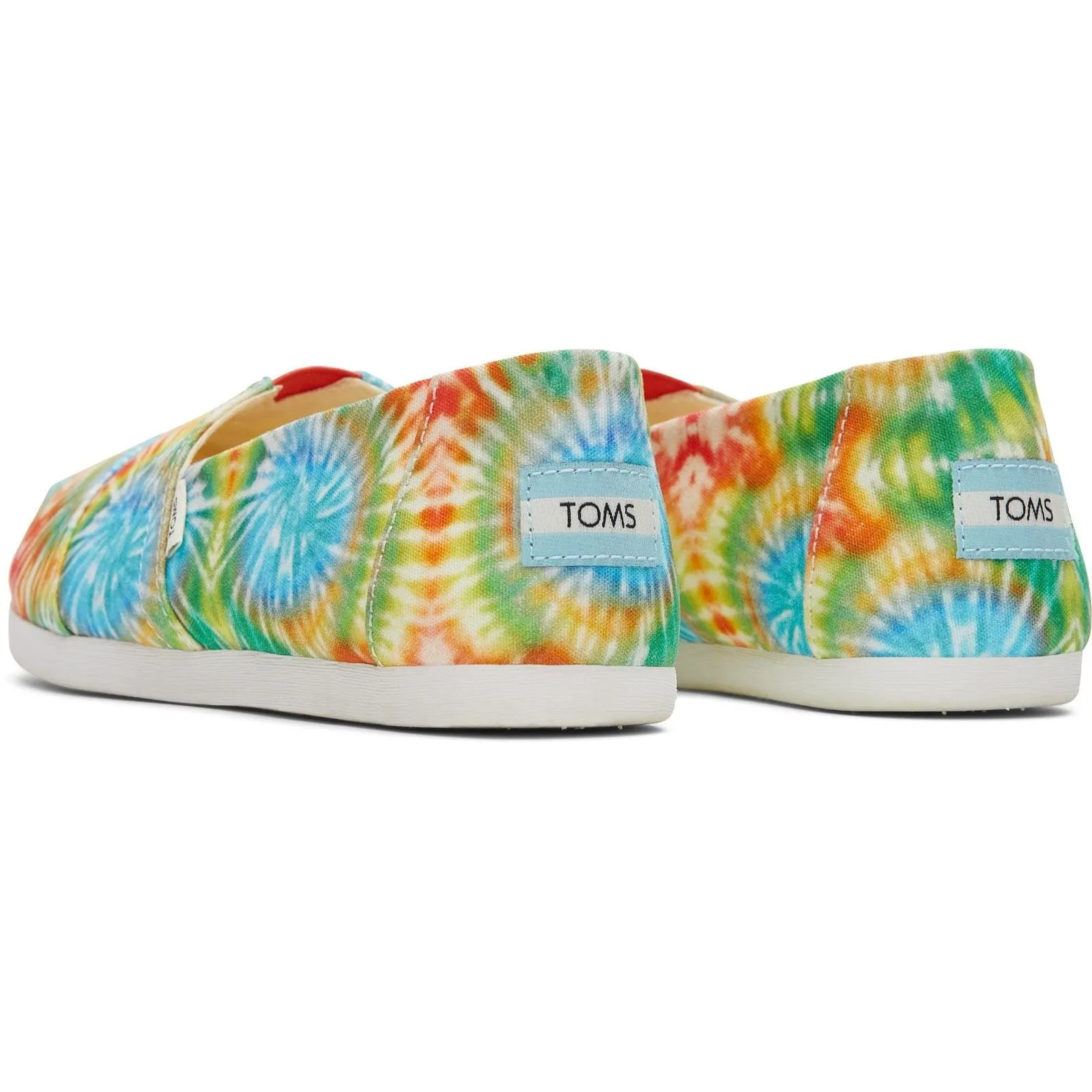TOMS Alpargata Red 100% Cotton Female Slip On Ladies Shoes