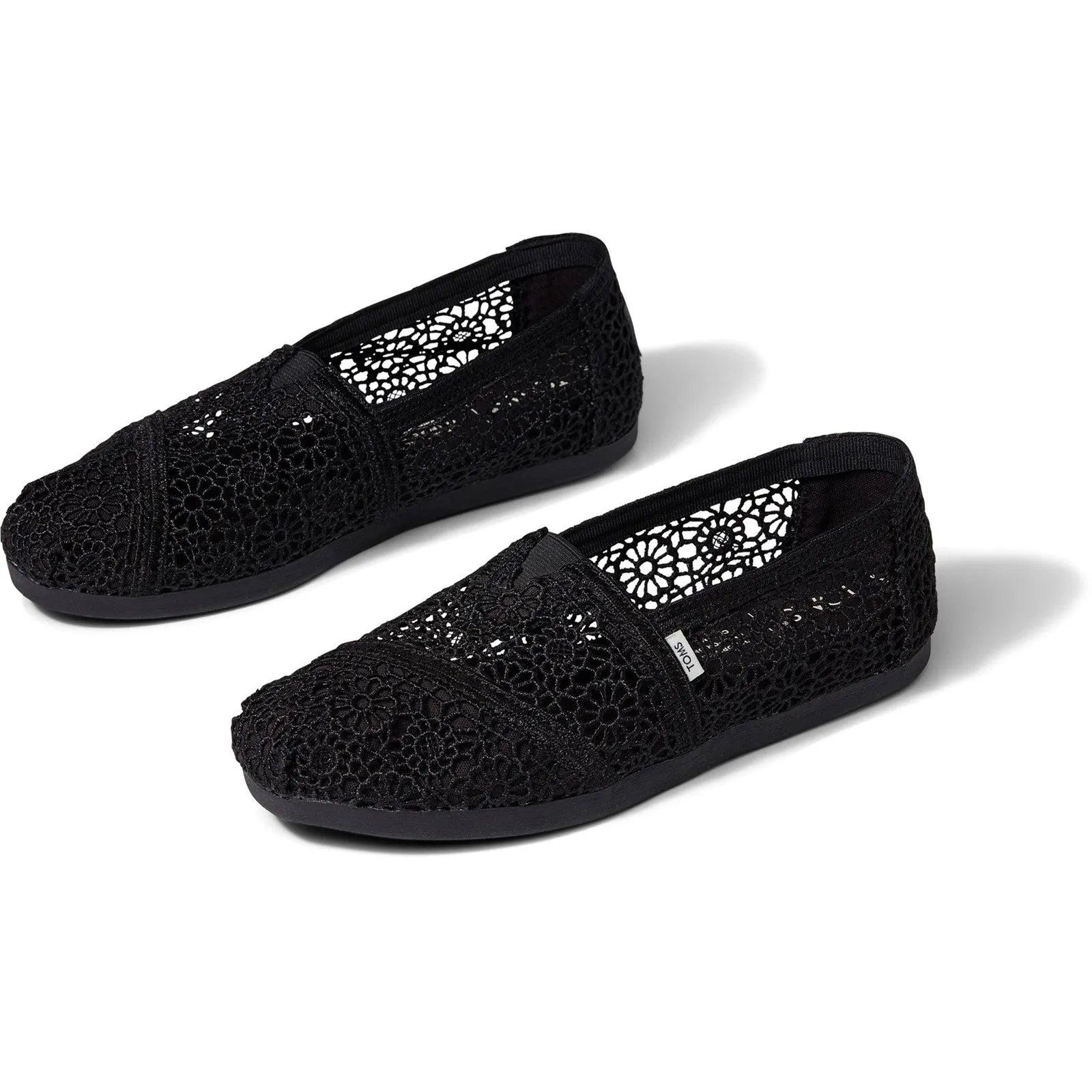 Toms Women's Alpargata Crochet Slip On Shoes