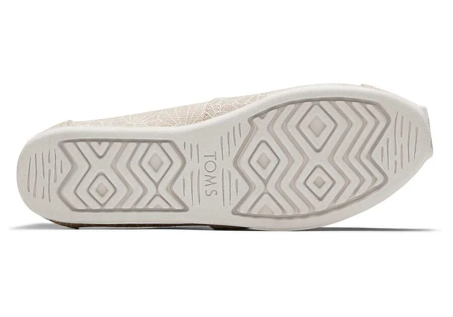TOMS Womens Alpargata Seashell Print - Peony Foil