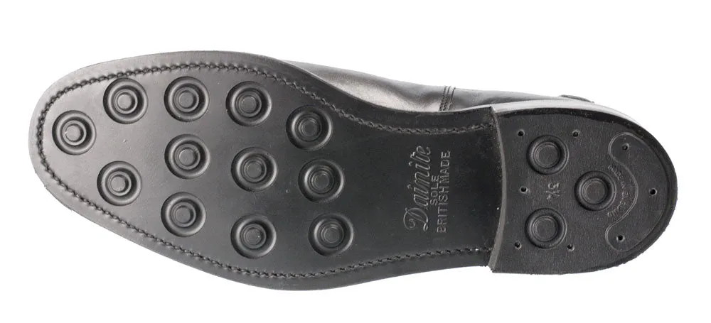 TOWCESTER Men's Wide G Fit Dark Brown Calf Chelsea Boot Rubber Sole