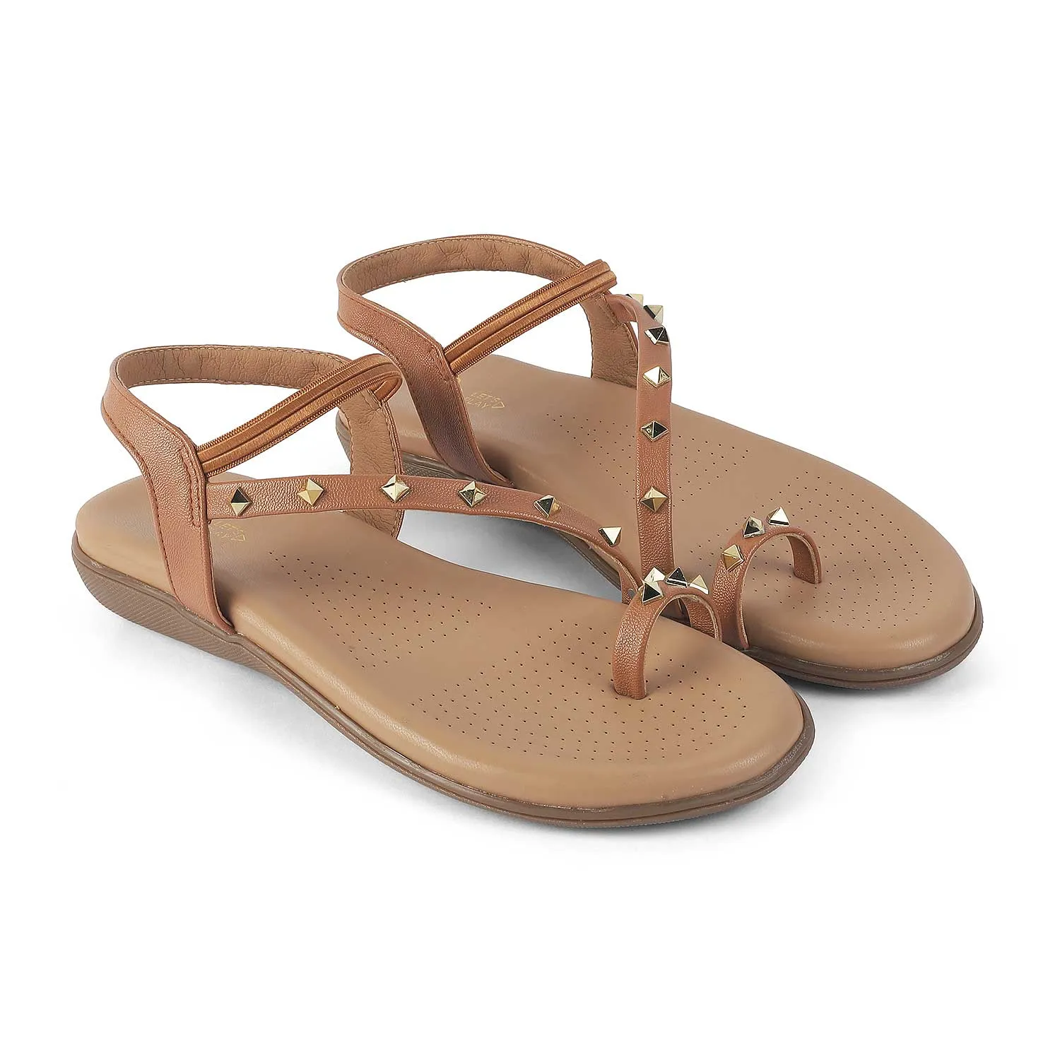 Tresmode Hastud Tan Women's Casual Flats