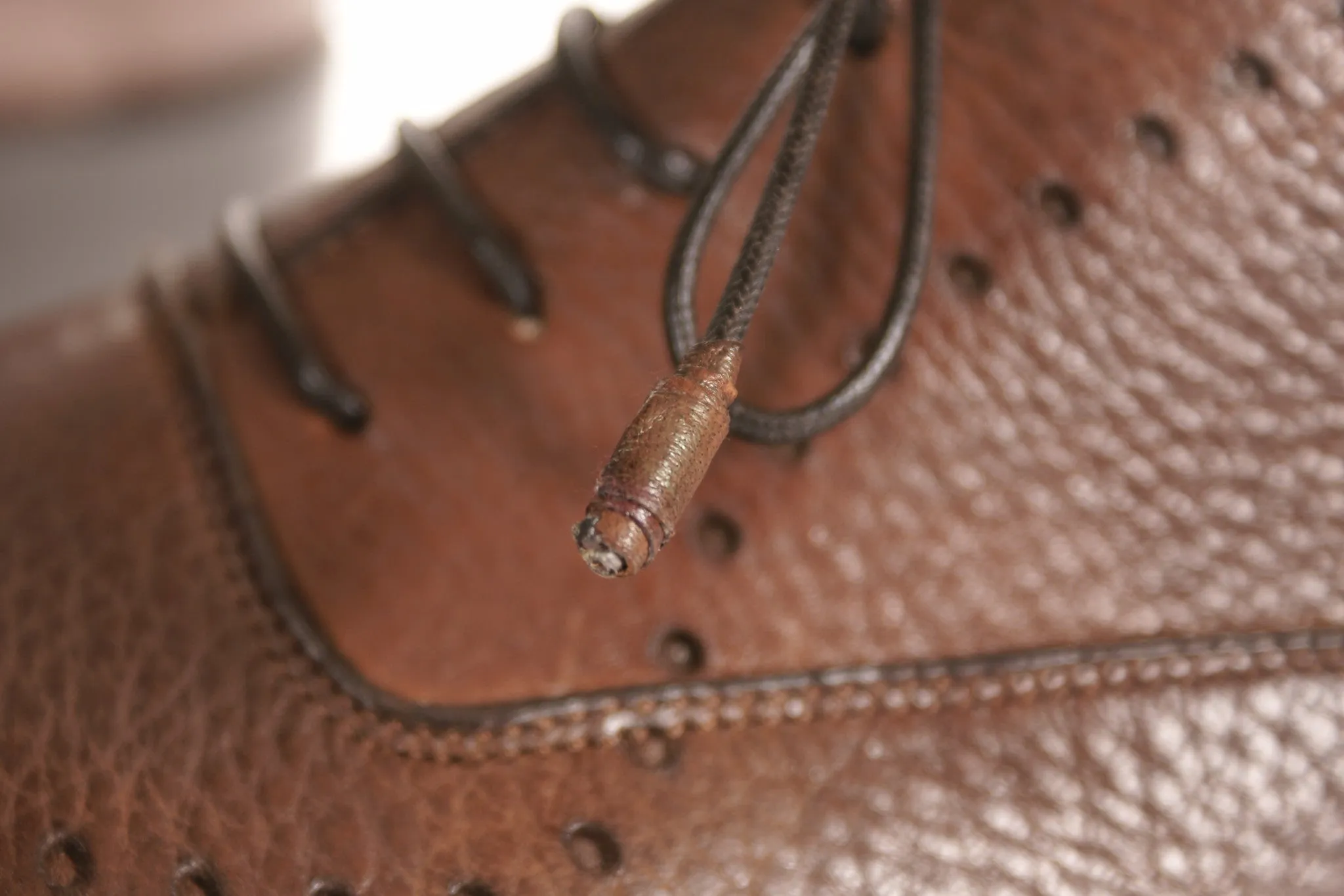 Treviso Deer Leather Oxford Shoes