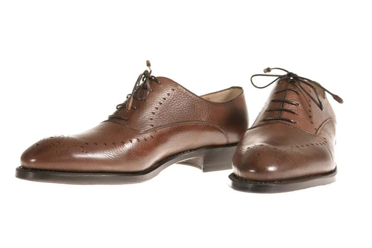 Treviso Deer Leather Oxford Shoes