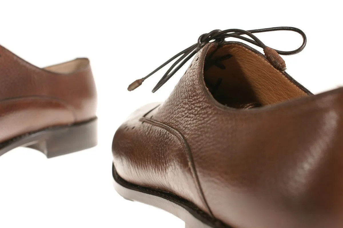 Treviso Deer Leather Oxford Shoes