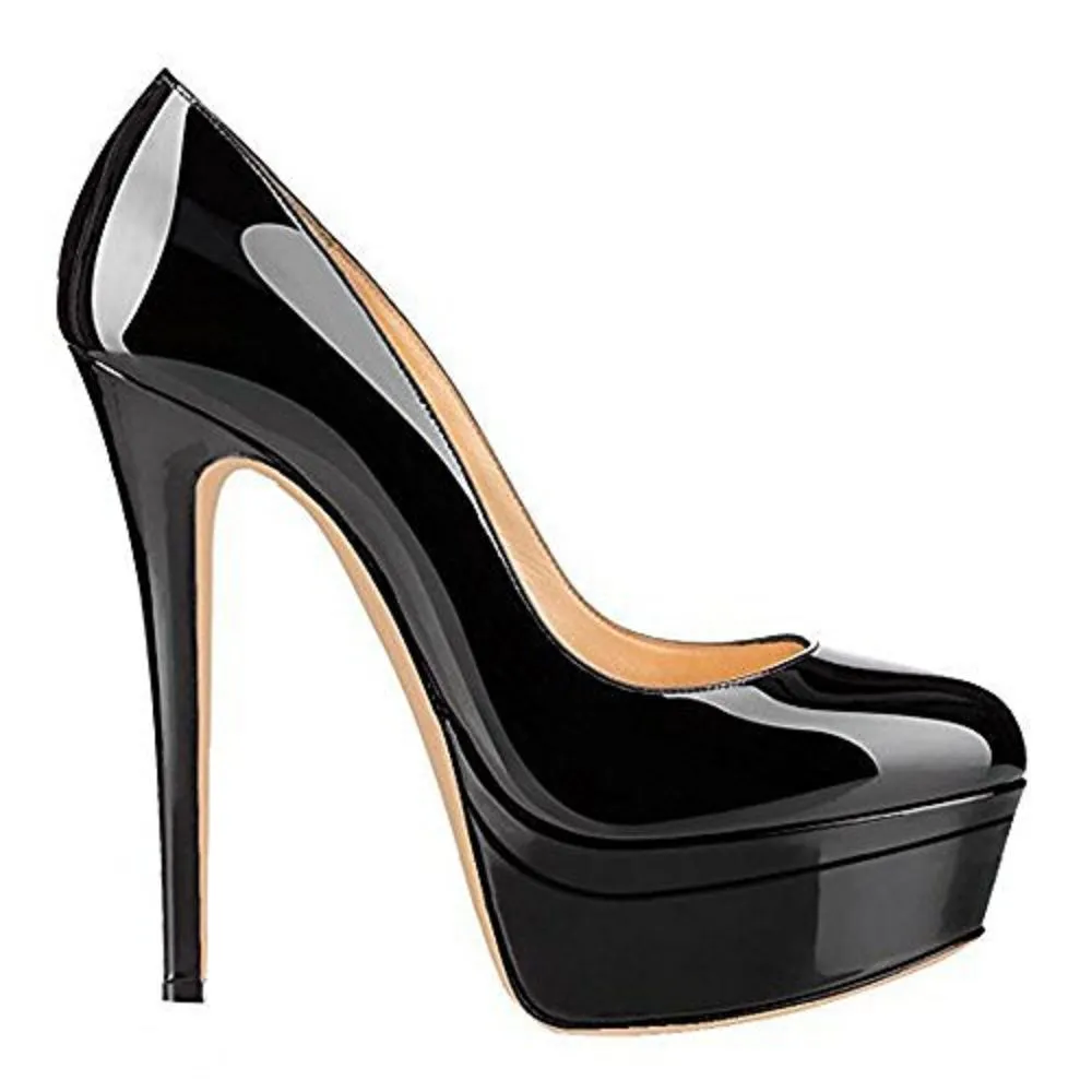 Tucomosi Women Platform Party Shoes Point Toe Stiletto