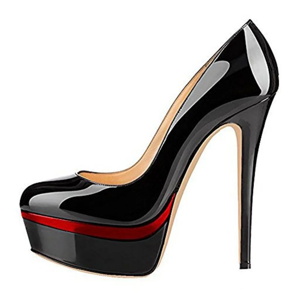 Tucomosi Women Platform Party Shoes Point Toe Stiletto