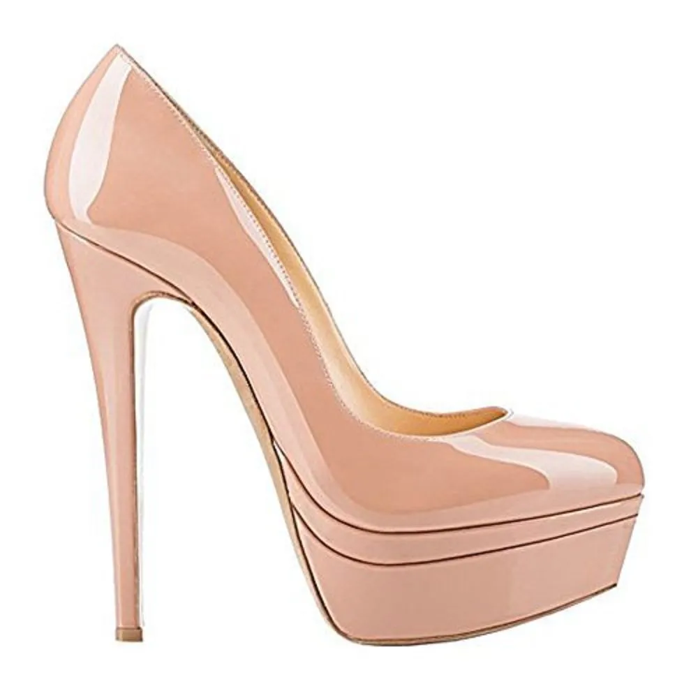 Tucomosi Women Platform Party Shoes Point Toe Stiletto