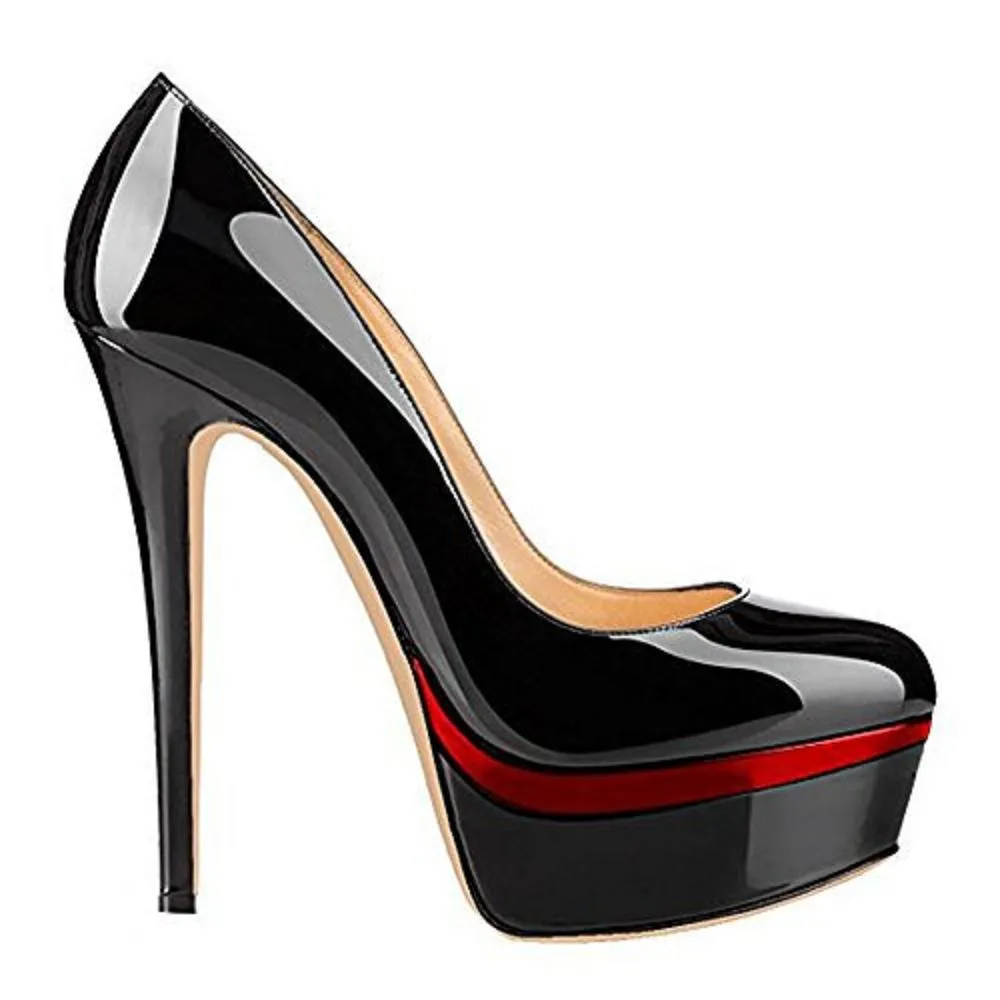 Tucomosi Women Platform Party Shoes Point Toe Stiletto