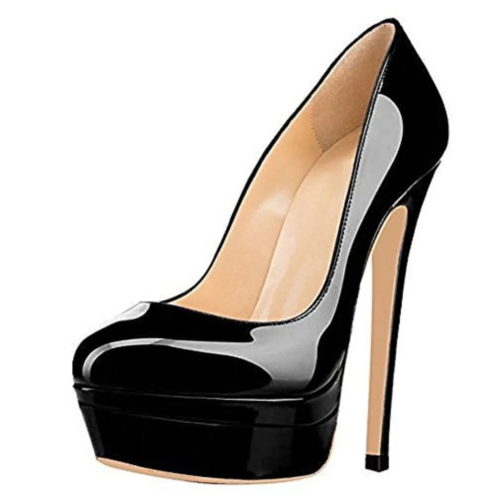Tucomosi Women Platform Party Shoes Point Toe Stiletto