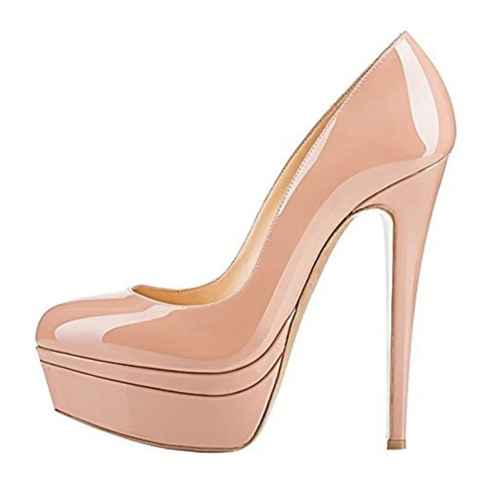 Tucomosi Women Platform Party Shoes Point Toe Stiletto