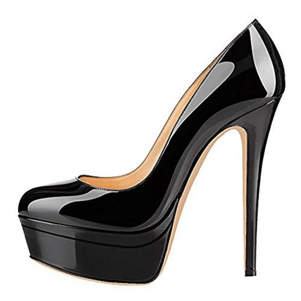 Tucomosi Women Platform Party Shoes Point Toe Stiletto