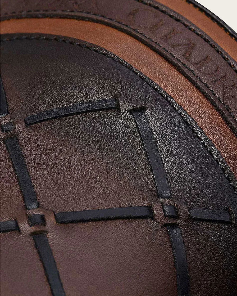 Urban engraved black boot