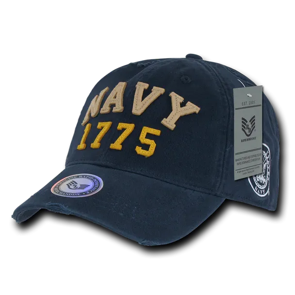 US Navy 1775 Vintage Athletic Cap