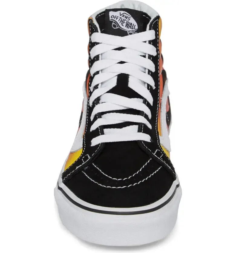 Vans Flame Sk8-Hi Reissue VN0A2XSBPHN1 Men's Black Sneakers Shoes C681
