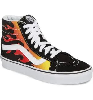 Vans Flame Sk8-Hi Reissue VN0A2XSBPHN1 Men's Black Sneakers Shoes C681