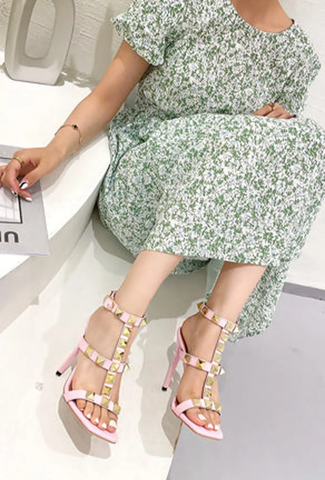 VERAH - STUDROCK SANDAL HEELS