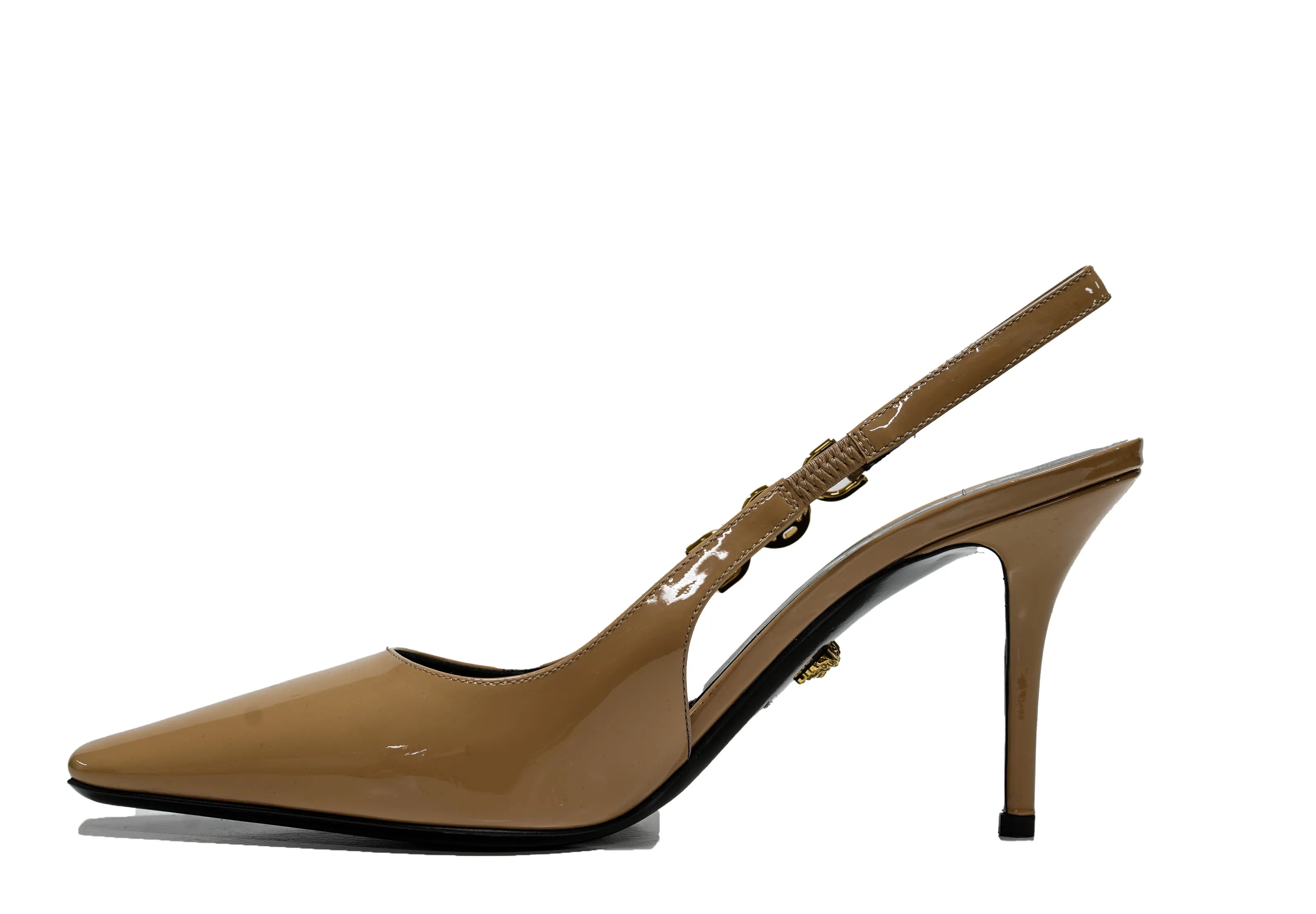 Versace Women's Blush Patent Slingback 1012428 40% OFF