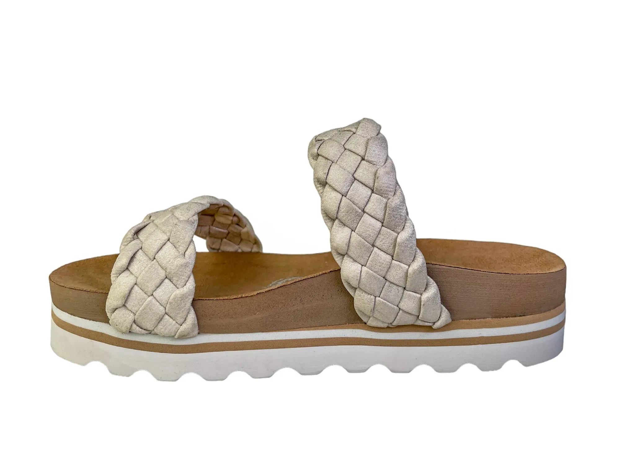 Very G Women's Braidon Sandal - White VGSA0324