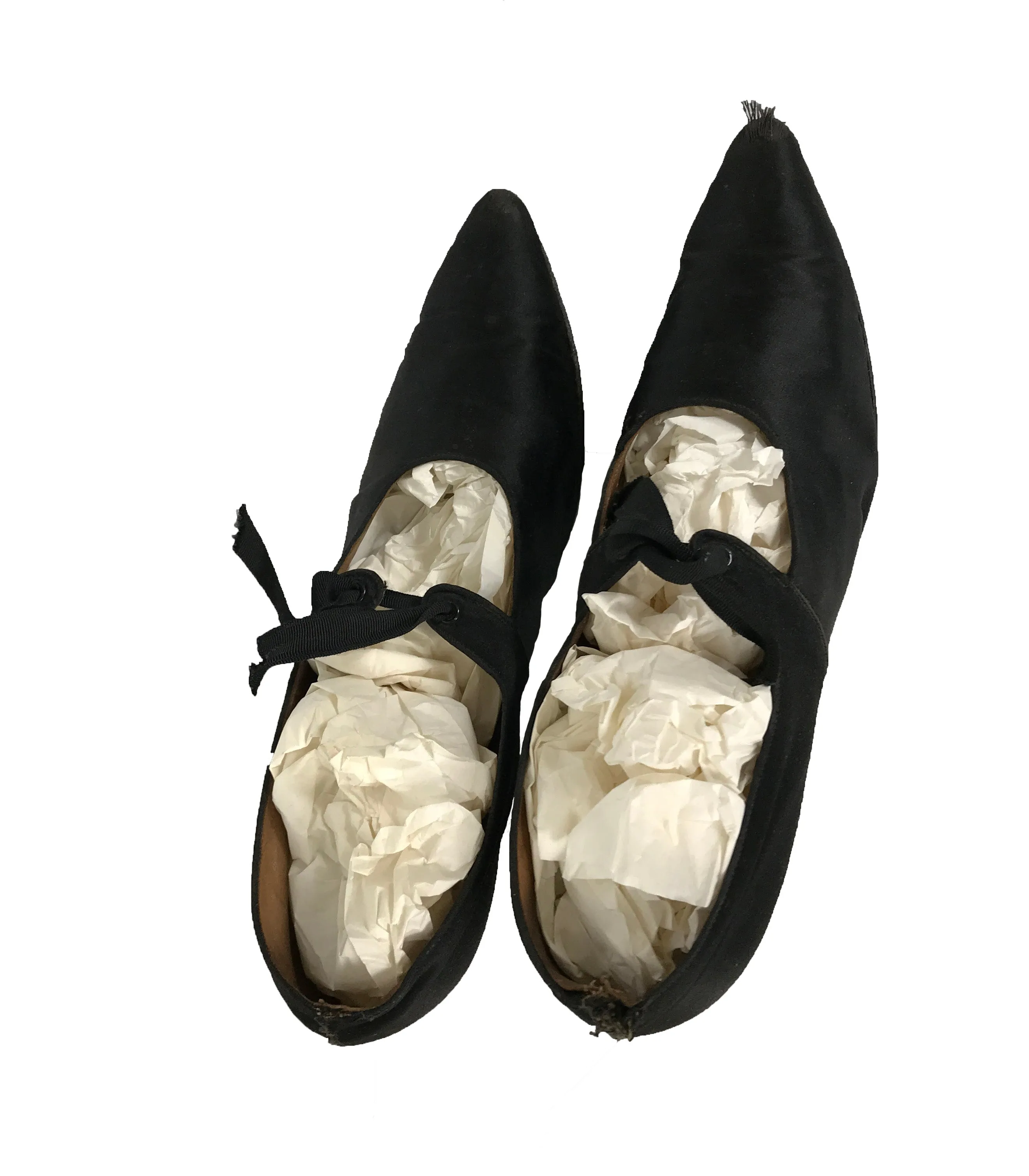Vintage Black Ballet Heels Women's Size 7