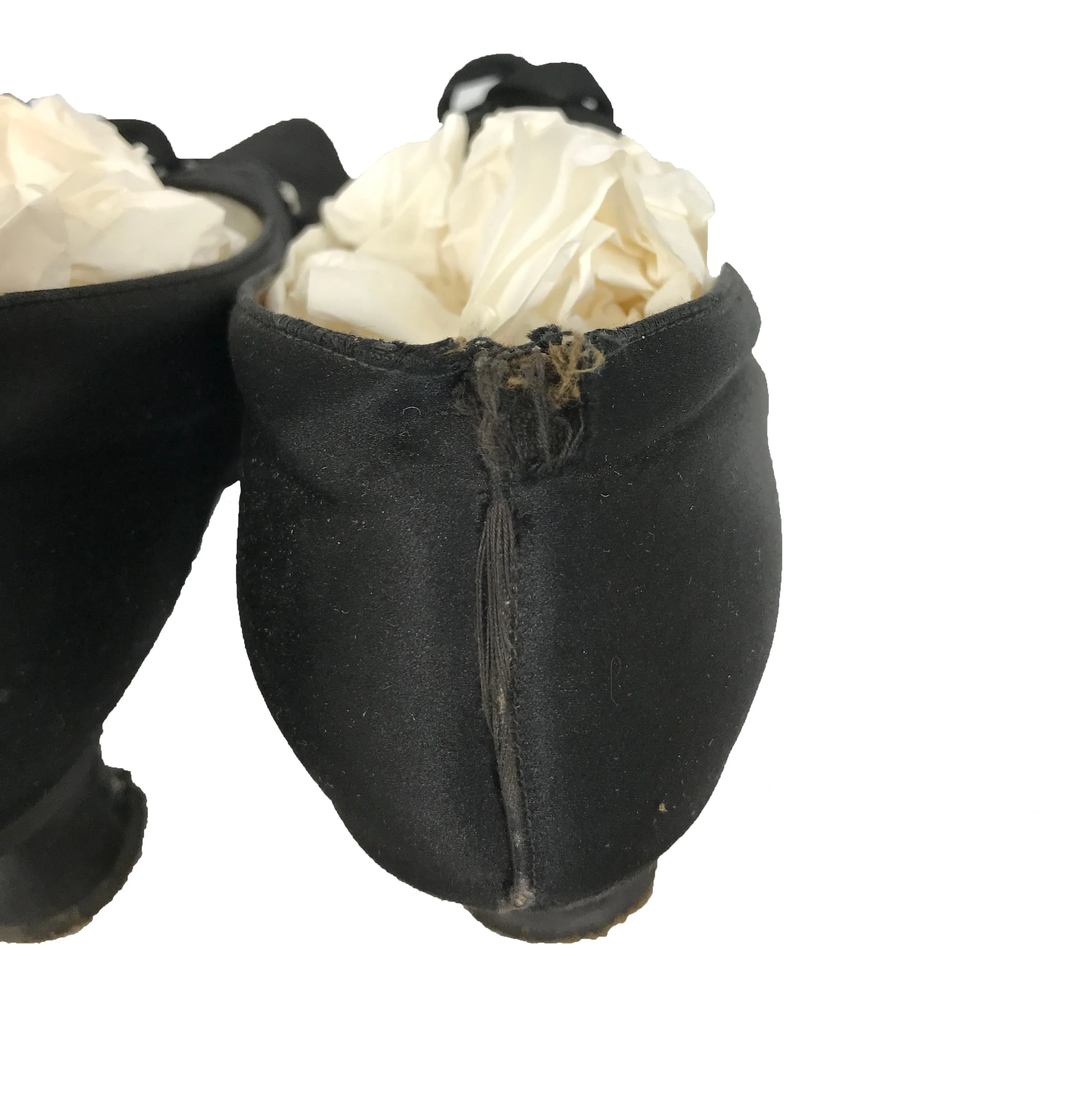 Vintage Black Ballet Heels Women's Size 7