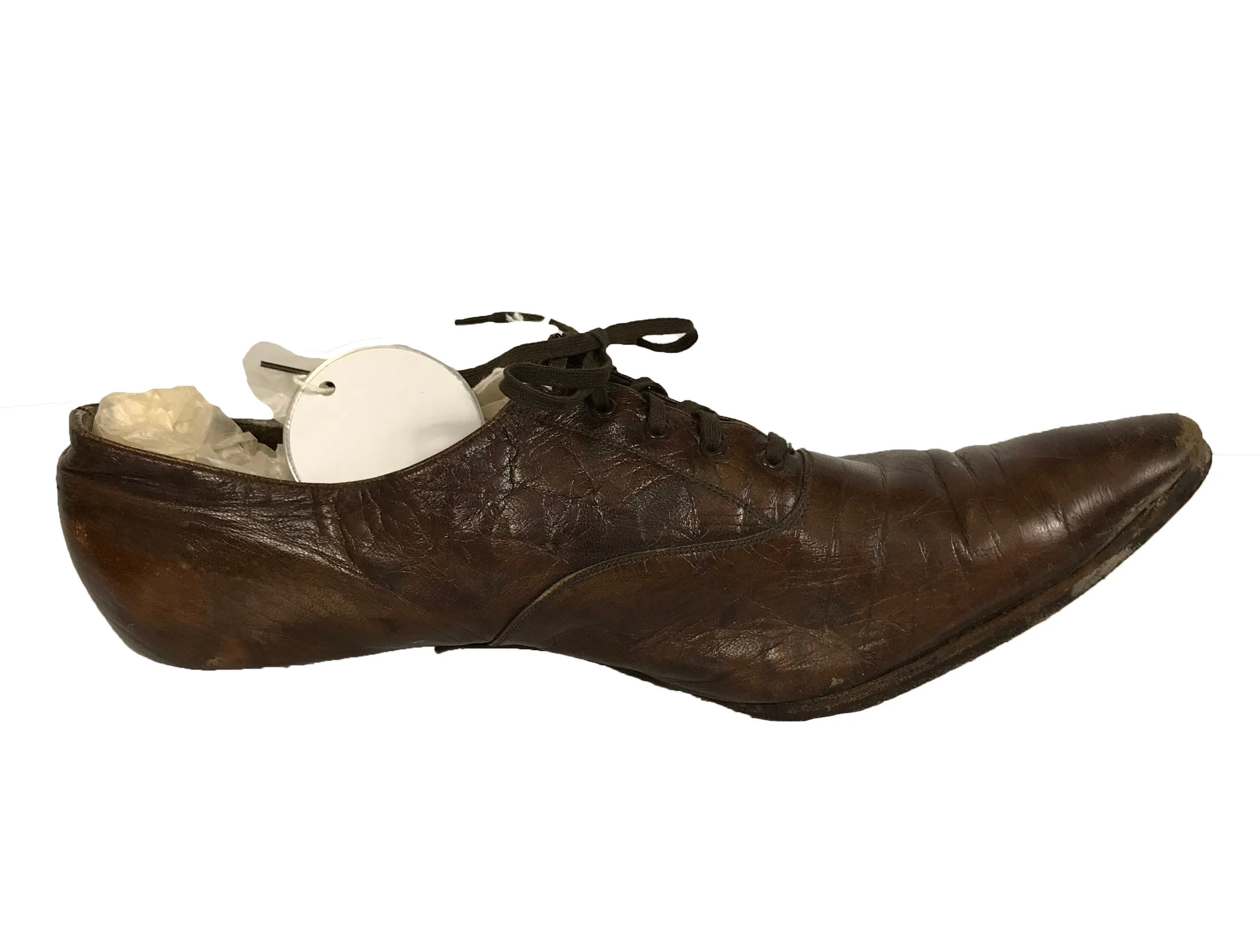 Vintage R. H. Macy & Co Brown Leather Heeled Boots Women's Size 7
