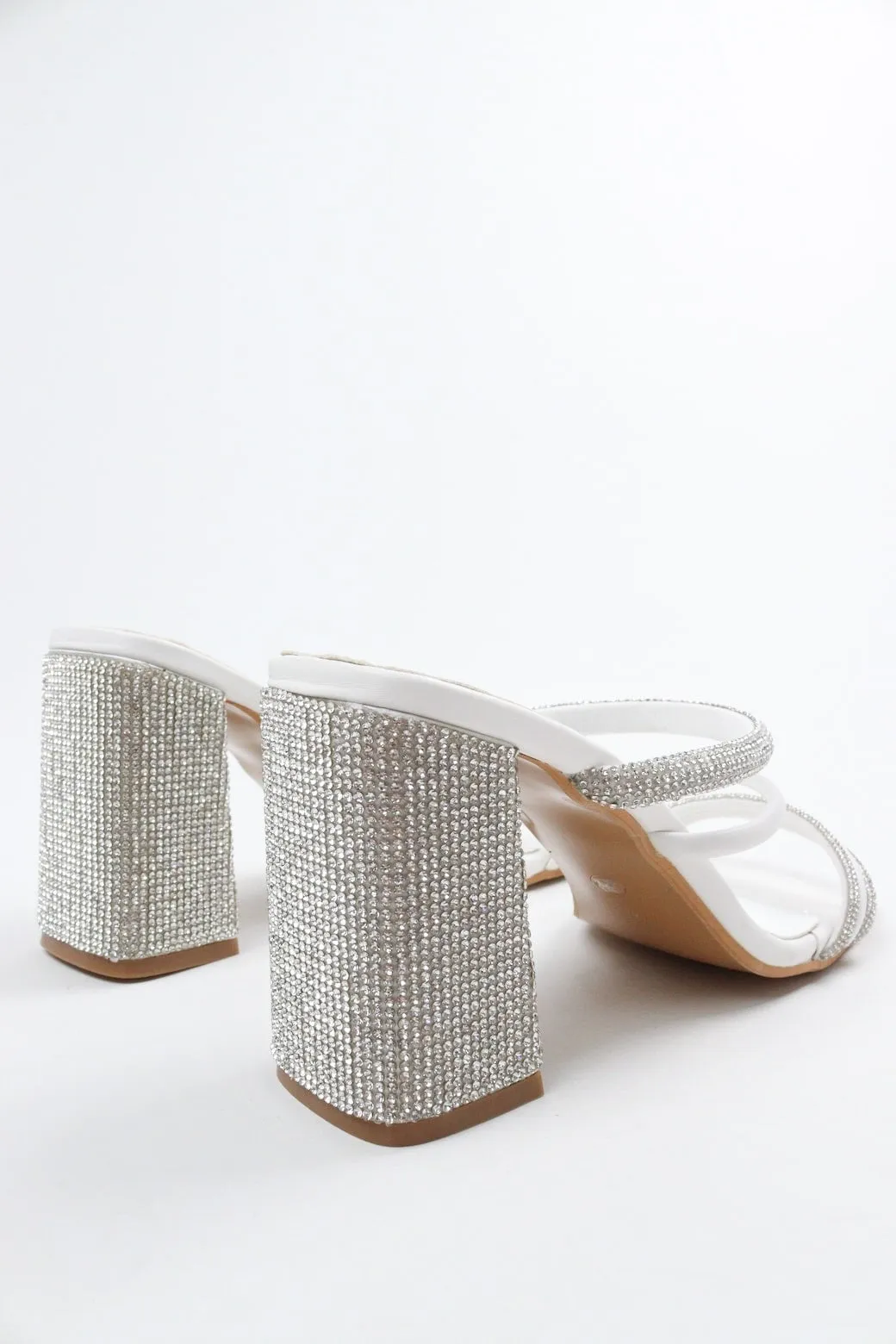 Viny Women's Sparkle Block Heels