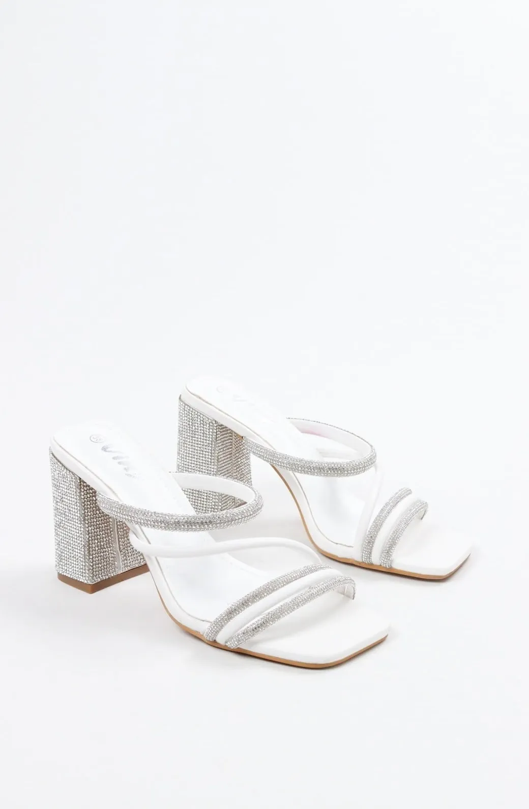 Viny Women's Sparkle Block Heels