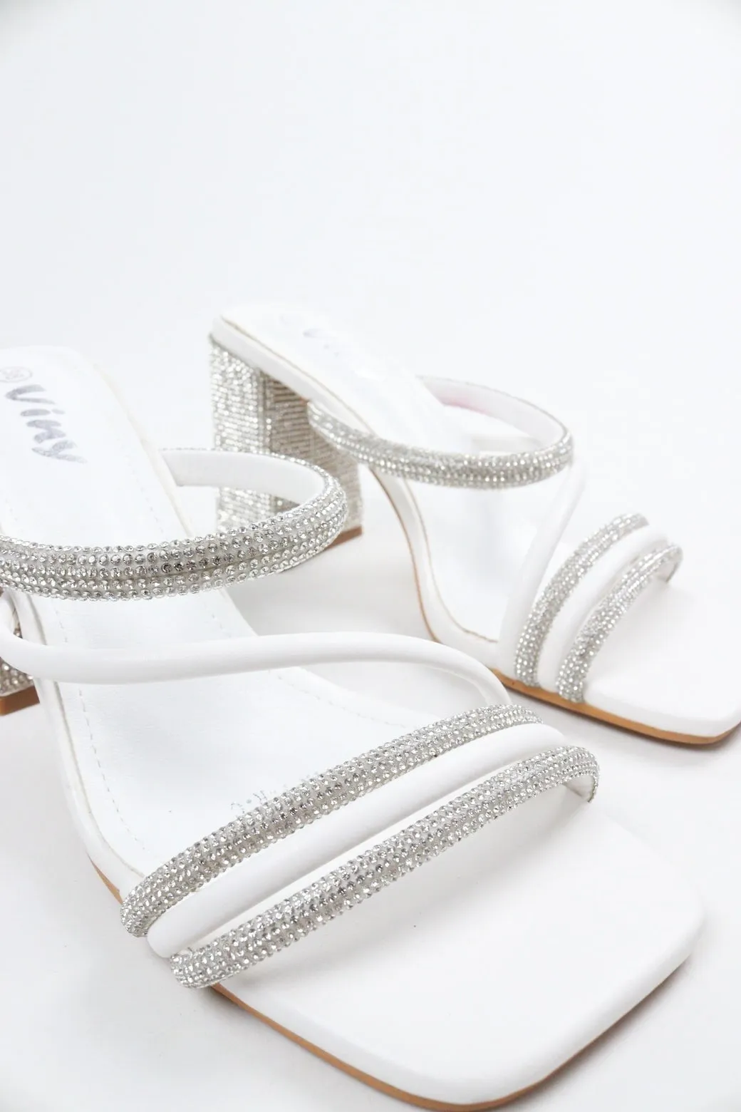 Viny Women's Sparkle Block Heels