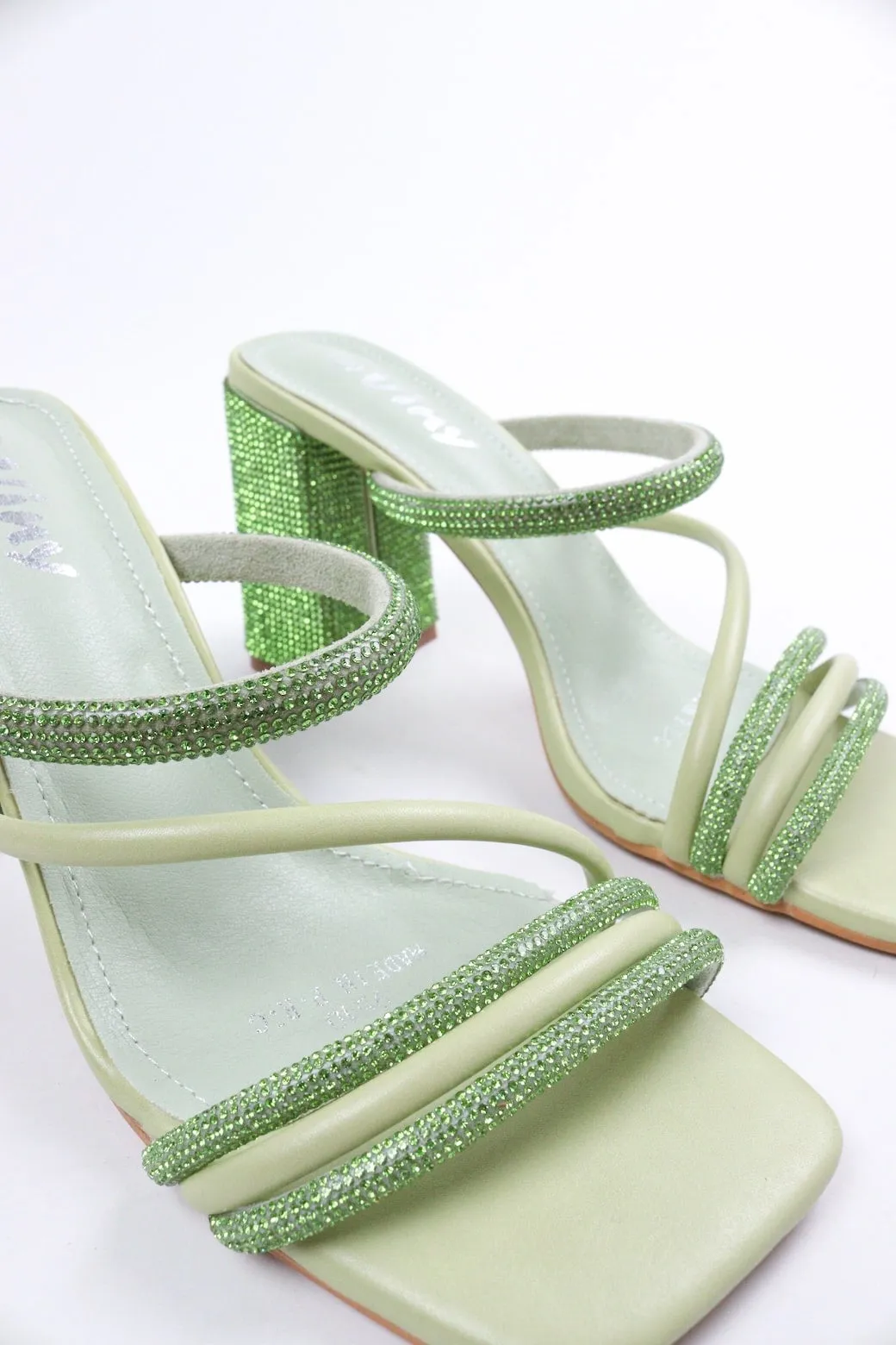 Viny Women's Sparkle Block Heels